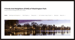 Desktop Screenshot of fanswashingtonpark.org